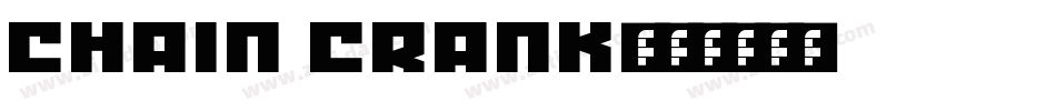 Chain Crank字体转换